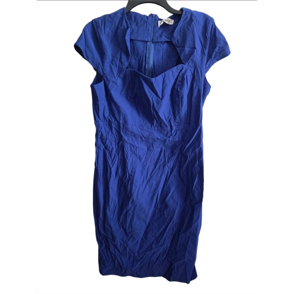 Grace Karin Blue Sheath Dress Womens XL Cap Sleeve Sweetheart Neck Bodycon NWT